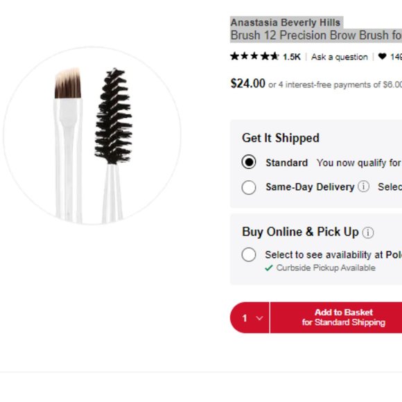 Anastasia Beverly Hills Empty Palette and Precision Brow Brush - New - Picture 3 of 4